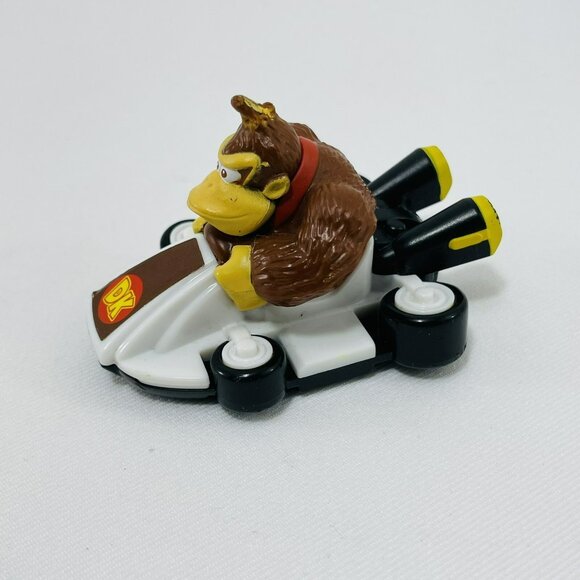 Nintendo McDonald Dk Donkey Mariokart Figure Toy King Kong Kart Race Car Monkey - Picture 3 of 8